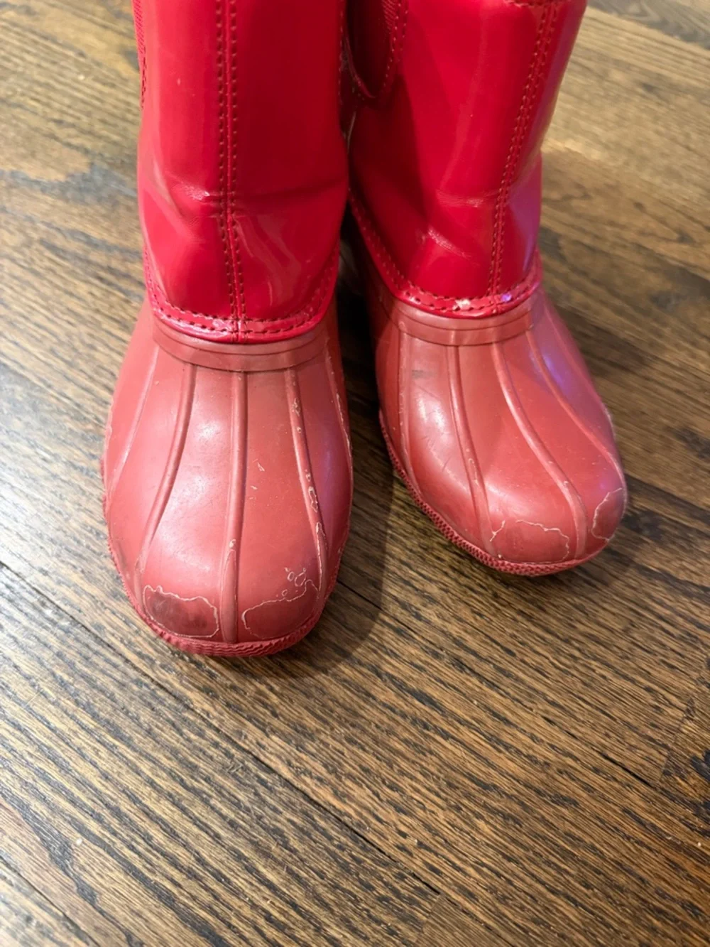 Sperry Red Waterproof Duck Boots - Kids size 12